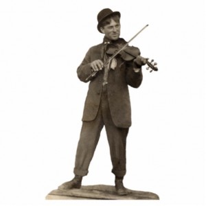violin player tramp